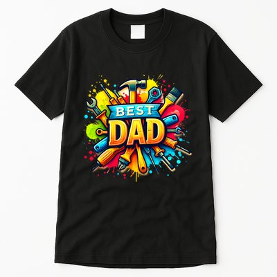 The Best Dad Tools Handyman Tall T-Shirt