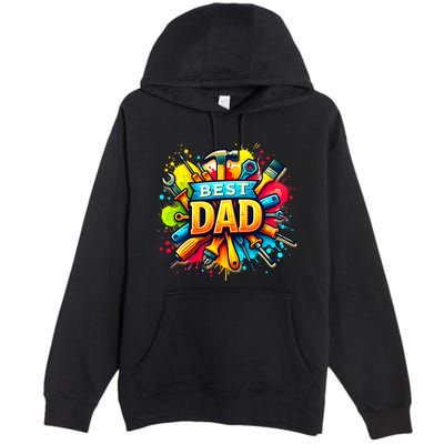 The Best Dad Tools Handyman Premium Pullover Hoodie