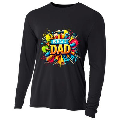 The Best Dad Tools Handyman Cooling Performance Long Sleeve Crew