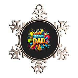 The Best Dad Tools Handyman Metallic Star Ornament