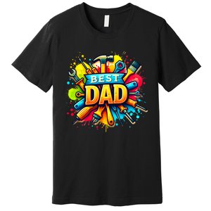 The Best Dad Tools Handyman Premium T-Shirt