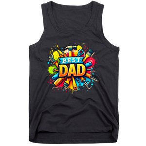 The Best Dad Tools Handyman Tank Top