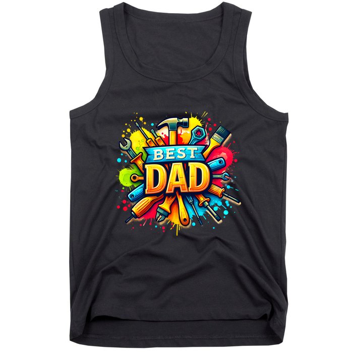 The Best Dad Tools Handyman Tank Top