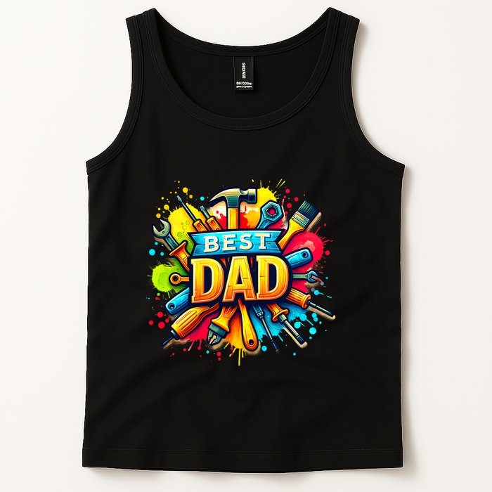 The Best Dad Tools Handyman Tank Top