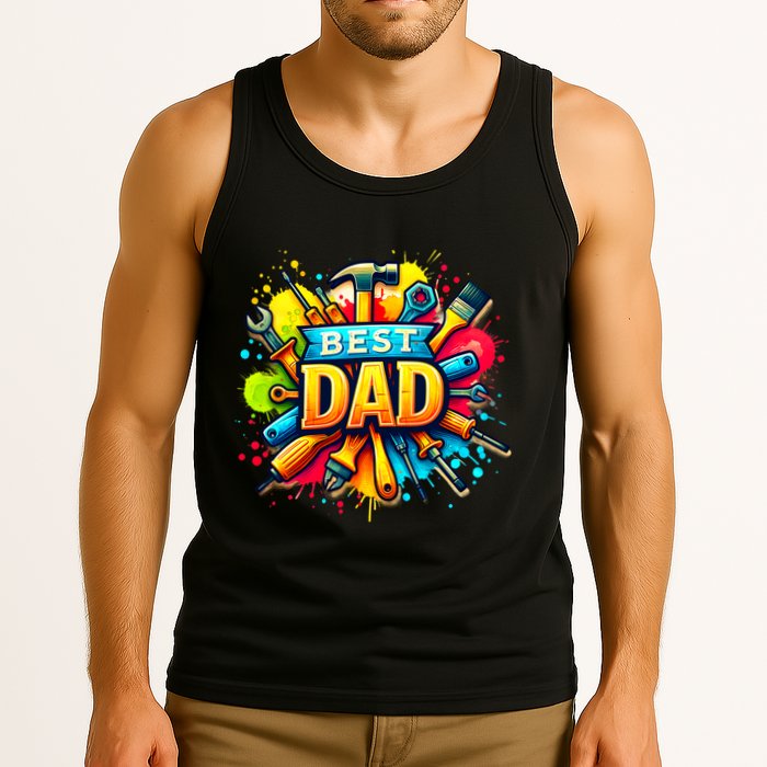 The Best Dad Tools Handyman Tank Top