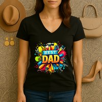 The Best Dad Tools Handyman Women's V-Neck T-Shirt
