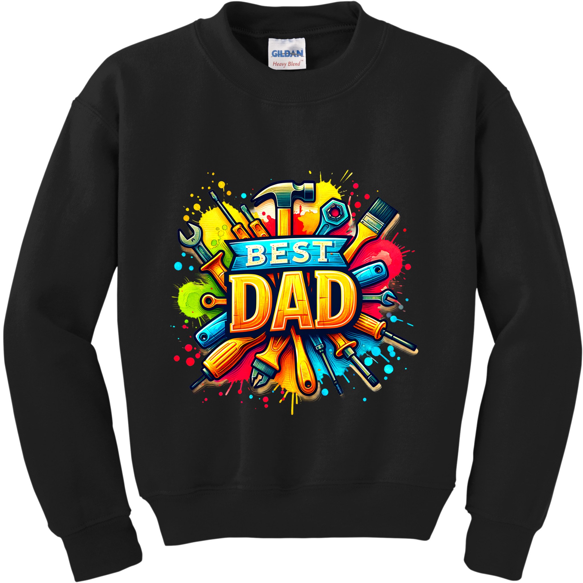 The Best Dad Tools Handyman Kids Sweatshirt