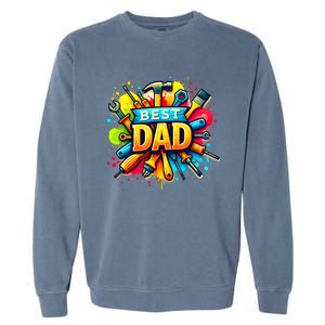 The Best Dad Tools Handyman Garment-Dyed Sweatshirt