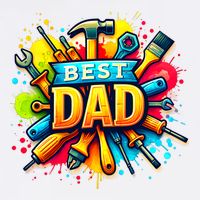 The Best Dad Tools Handyman Garment-Dyed Sweatshirt