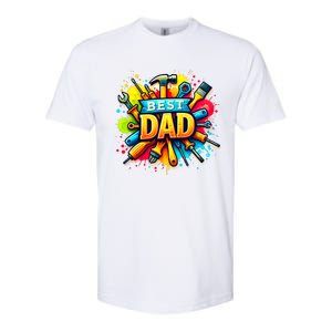 The Best Dad Tools Handyman Softstyle CVC T-Shirt