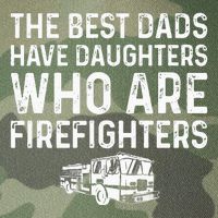 The Best Dads Have Daughters Who Are Firefighters Legacy Tie Dye Trucker Hat