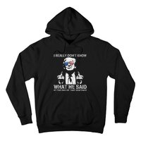 Trump Biden Debate Presidential Debate 2024 Funny Hoodie