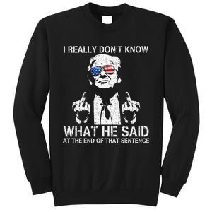 Trump Biden Debate Presidential Debate 2024 Funny Sweatshirt