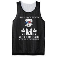 Trump Biden Debate Presidential Debate 2024 Funny Mesh Reversible Basketball Jersey Tank