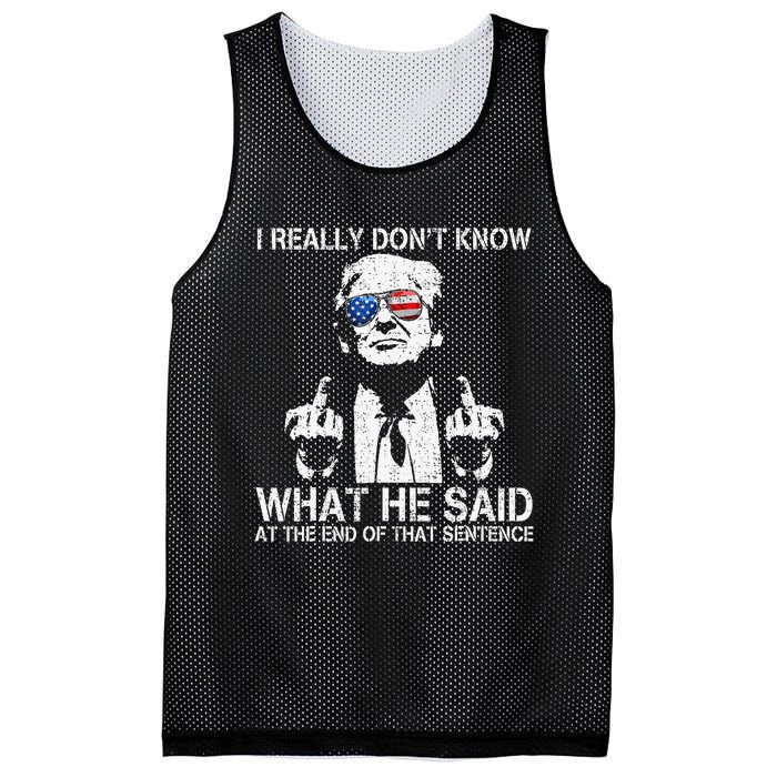 Trump Biden Debate Presidential Debate 2024 Funny Mesh Reversible Basketball Jersey Tank