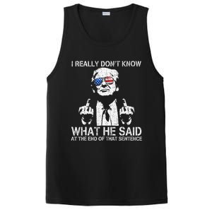 Trump Biden Debate Presidential Debate 2024 Funny PosiCharge Competitor Tank