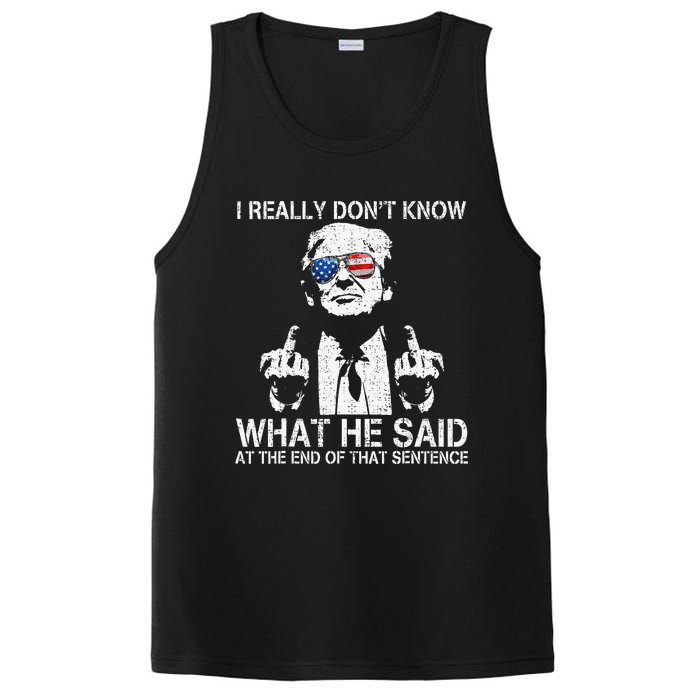 Trump Biden Debate Presidential Debate 2024 Funny PosiCharge Competitor Tank