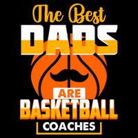 The Best Dad Are Basketball Coaches Player Gift Doggie Tank