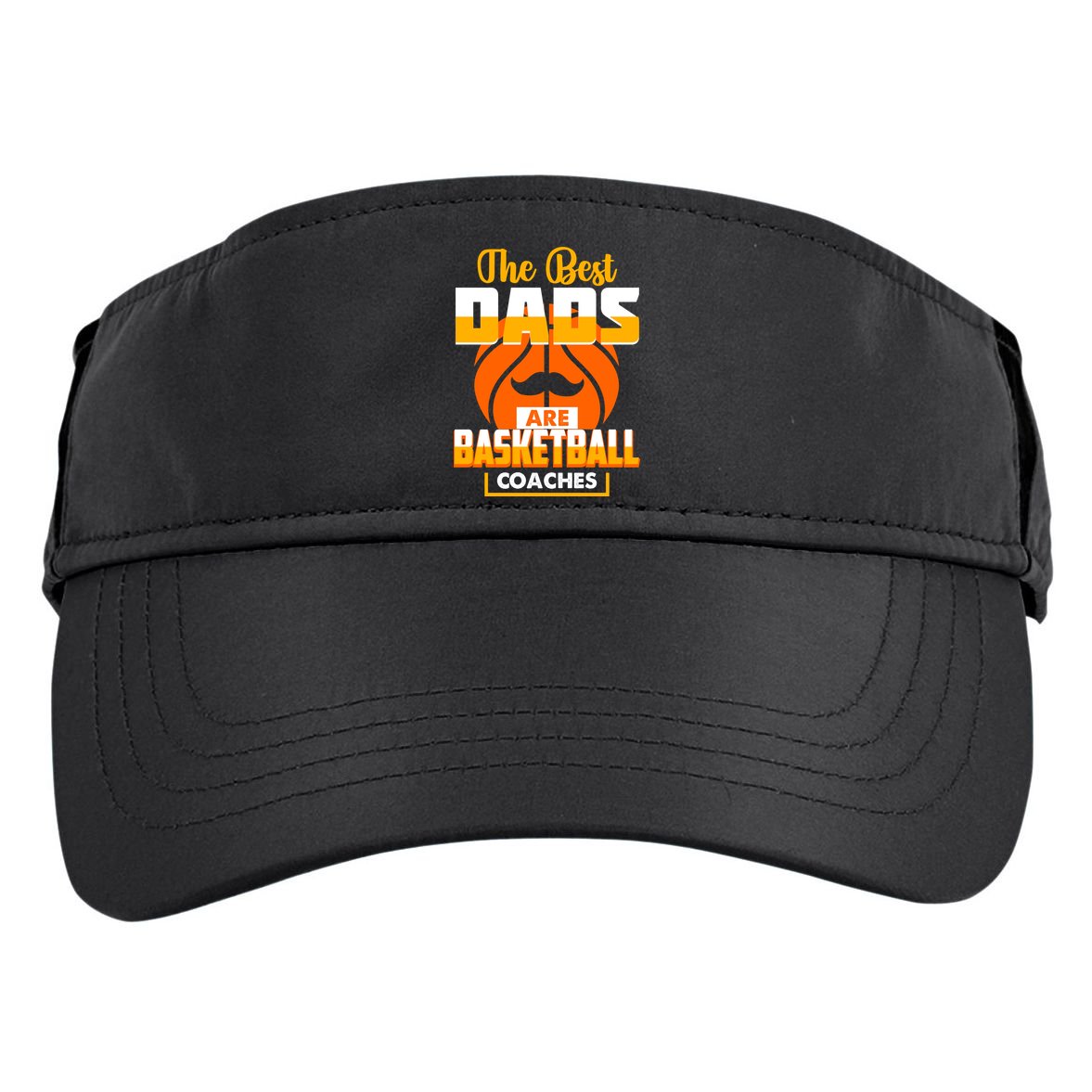 The Best Dad Are Basketball Coaches Player Gift Adult Drive Performance Visor
