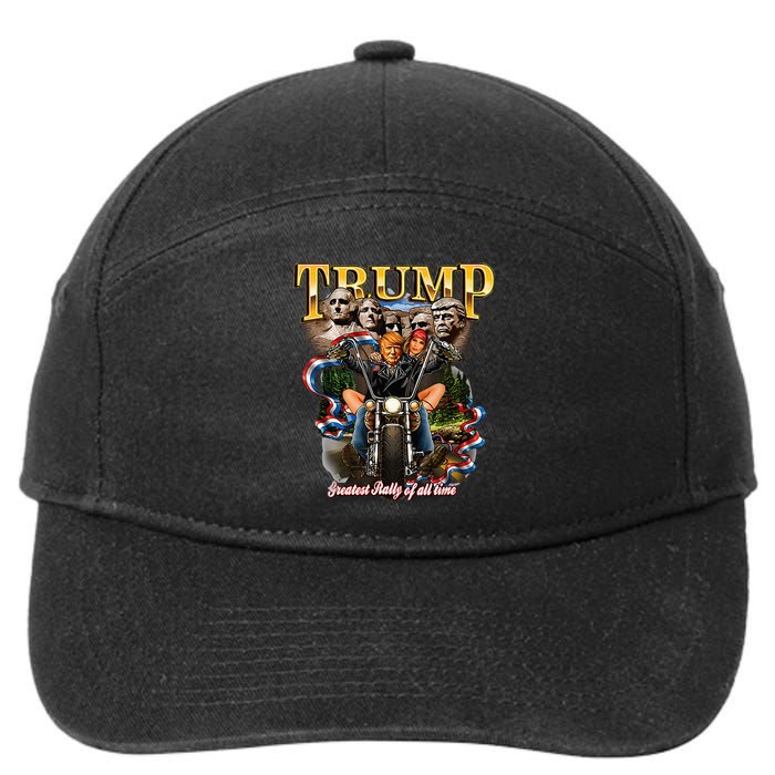 Trump Biden Debate Presidential Debate 2024 7-Panel Snapback Hat