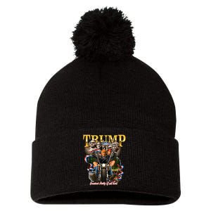 Trump Biden Debate Presidential Debate 2024 Pom Pom 12in Knit Beanie