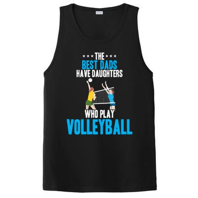 The Best Dads Have Daughters Who Play Volleyball Meaningful Gift PosiCharge Competitor Tank