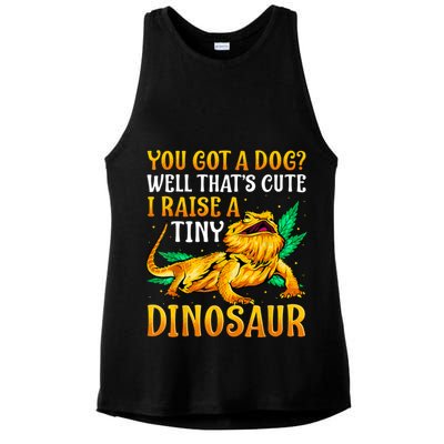 The Bearded Dragon Shirt Pet Reptile Lizard Lover Ladies PosiCharge Tri-Blend Wicking Tank
