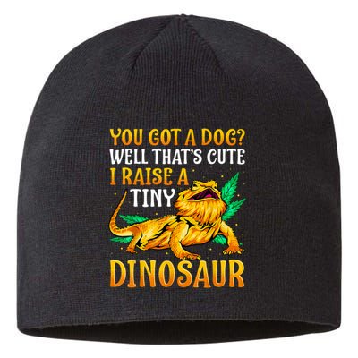 The Bearded Dragon Shirt Pet Reptile Lizard Lover Sustainable Beanie