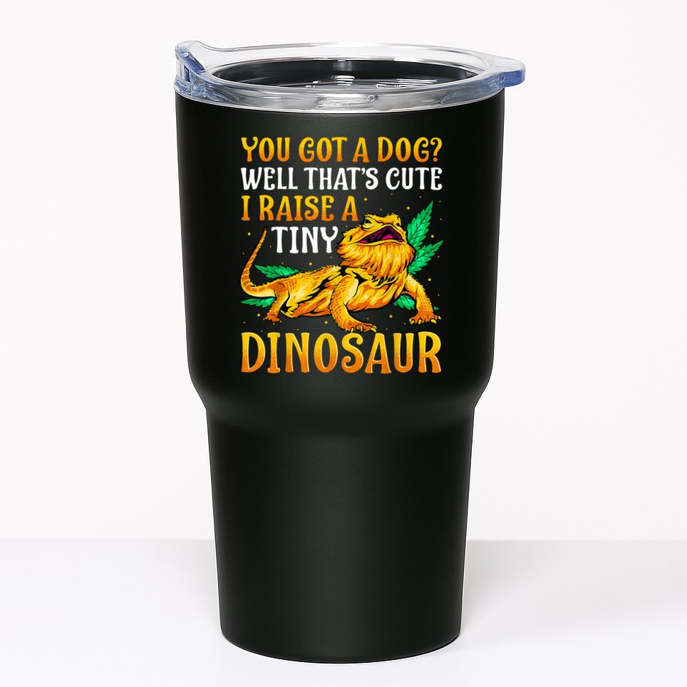 The Bearded Dragon Shirt Pet Reptile Lizard Lover Tumbler