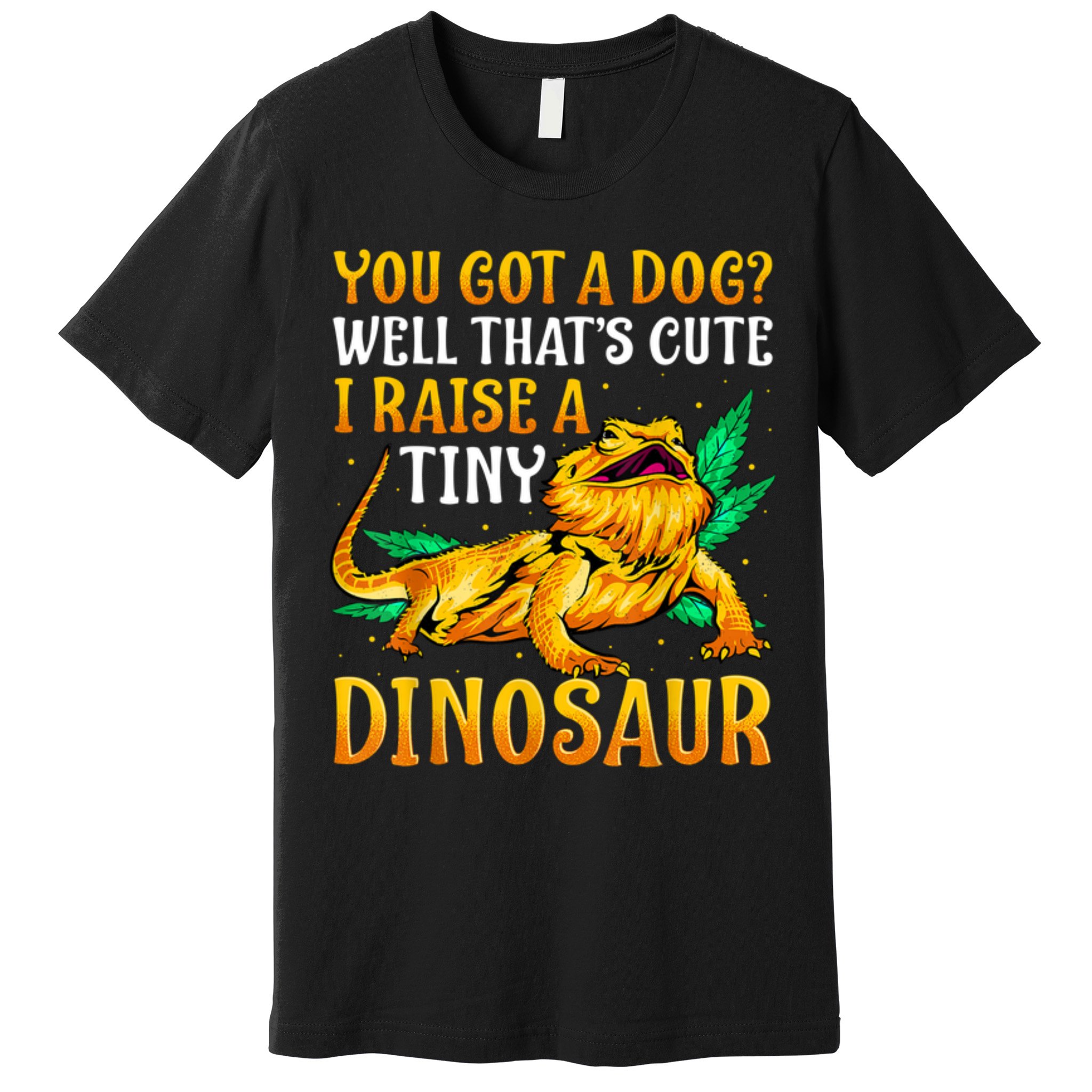 The Bearded Dragon Shirt Pet Reptile Lizard Lover Premium T-Shirt