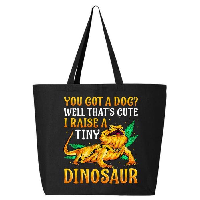 The Bearded Dragon Shirt Pet Reptile Lizard Lover 25L Jumbo Tote
