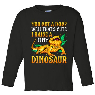 The Bearded Dragon Shirt Pet Reptile Lizard Lover Toddler Long Sleeve Shirt