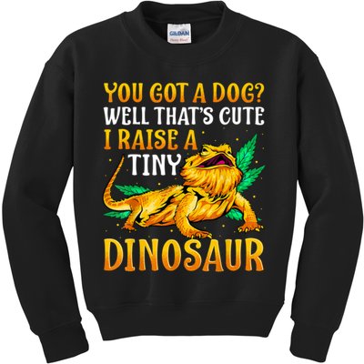 The Bearded Dragon Shirt Pet Reptile Lizard Lover Kids Sweatshirt