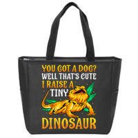 The Bearded Dragon Shirt Pet Reptile Lizard Lover Zip Tote Bag