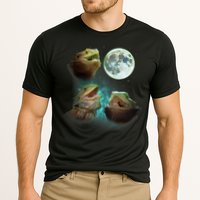 Three Bearded Dragons Howl At Moon 3 Wolfs Wolves Parody Cooling Performance Crew T-Shirt