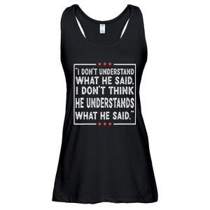 Trump Biden Debate Presidential Debate 2024 Funny Ladies Essential Flowy Tank