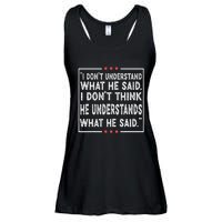 Trump Biden Debate Presidential Debate 2024 Funny Ladies Essential Flowy Tank