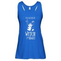 Teacher By Day Witch By Night Gift Ladies Essential Flowy Tank