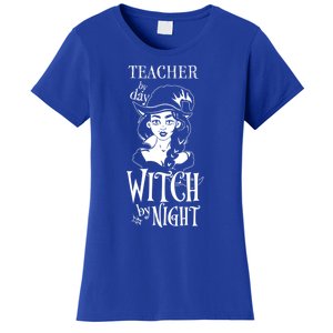 Teacher By Day Witch By Night Gift Women's T-Shirt