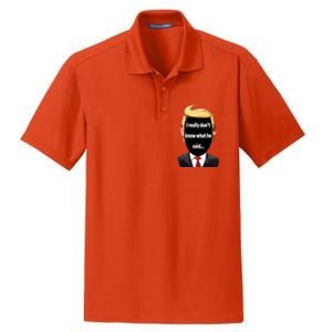 Trump Biden Debate 2024 I Really Dont Know What He Said Dry Zone Grid Polo