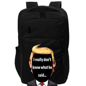 Trump Biden Debate 2024 I Really Dont Know What He Said Impact Tech Backpack