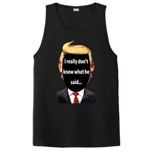 Trump Biden Debate 2024 I Really Dont Know What He Said PosiCharge Competitor Tank