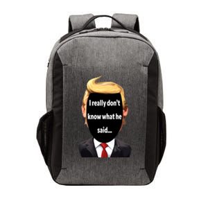 Trump Biden Debate 2024 I Really Dont Know What He Said Vector Backpack