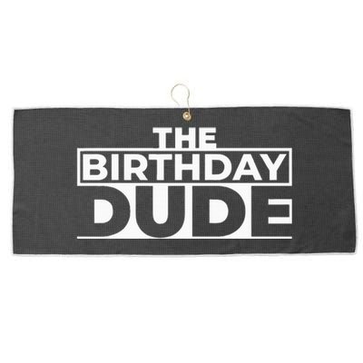 The Birthday Dude Large Microfiber Waffle Golf Towel