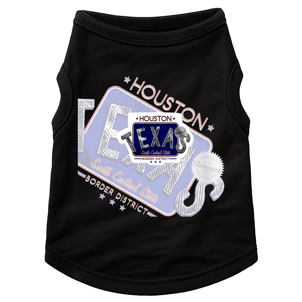 Texas Border District Cool State Logo Doggie Tank