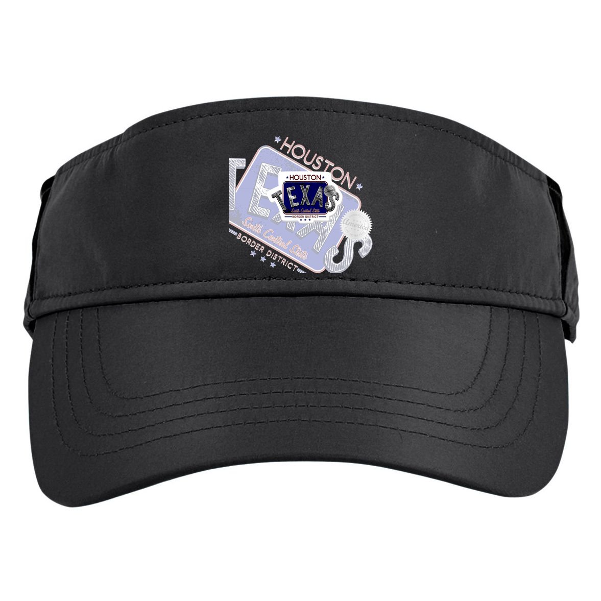 Texas Border District Cool State Logo Adult Drive Performance Visor