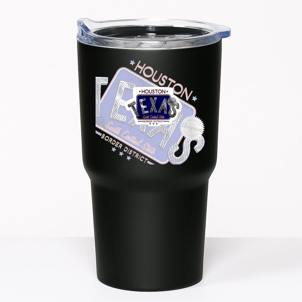 Texas Border District Cool State Logo Tumbler