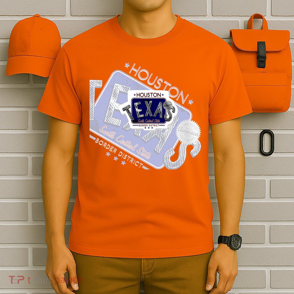 Texas Border District Cool State Logo T-Shirt