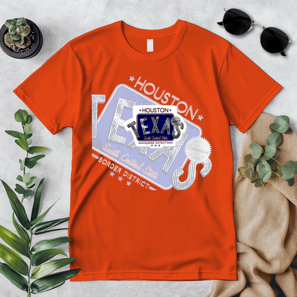 Texas Border District Cool State Logo Premium T-Shirt
