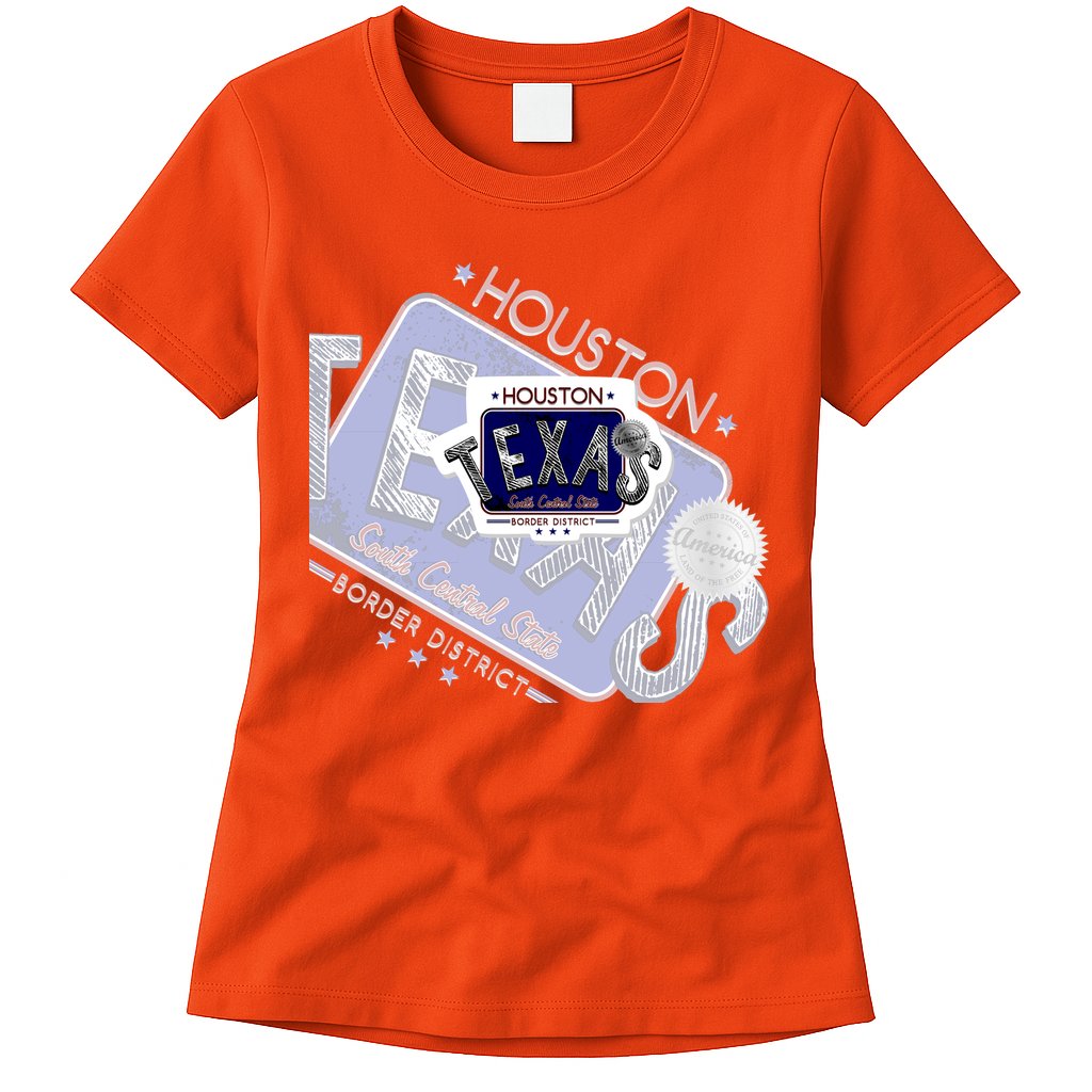 Texas Border District Cool State Logo Womens T-Shirt